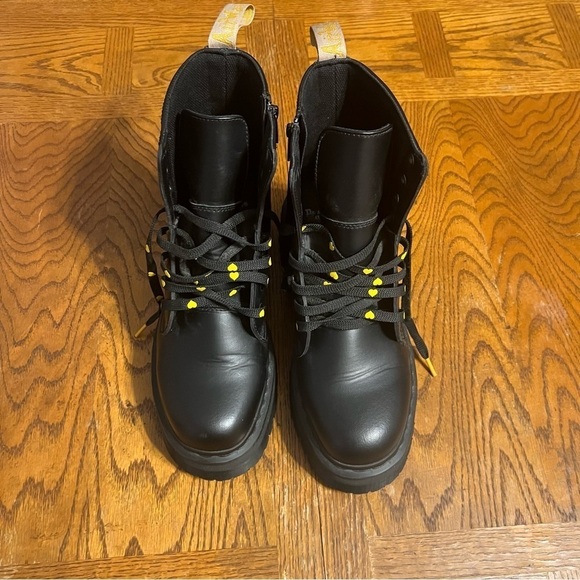 Dr. Martens Vegan Jadon II Boot Mono Platforms in Black Sz 12 Women's or Men 11 - Picture 4 of 14